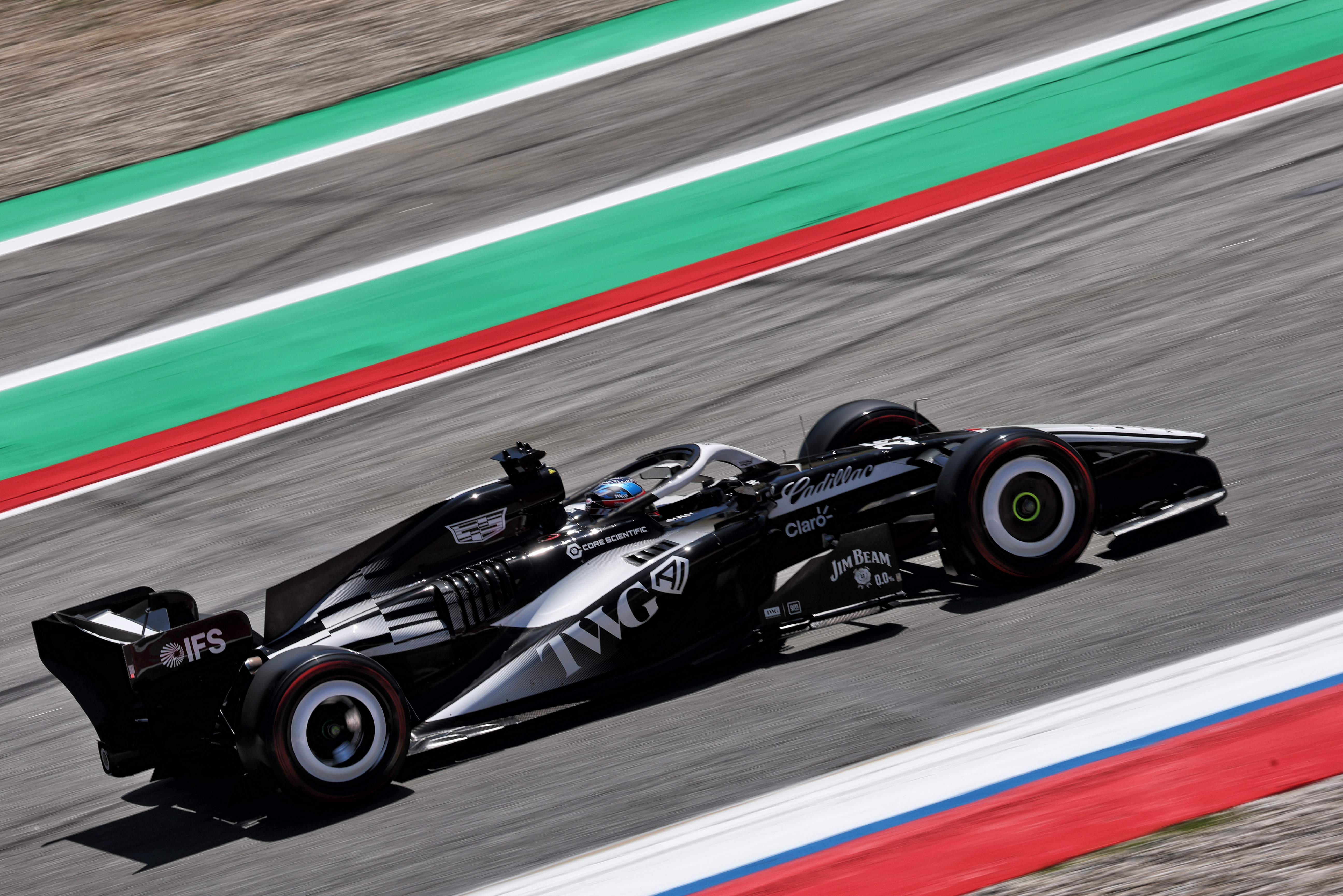 Colton Herta Makes F1 Free Practice Debut With Cadillac in Spain